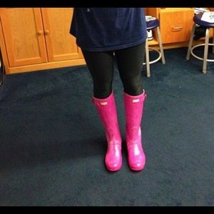 Tall Gloss Hunter Rain Boots